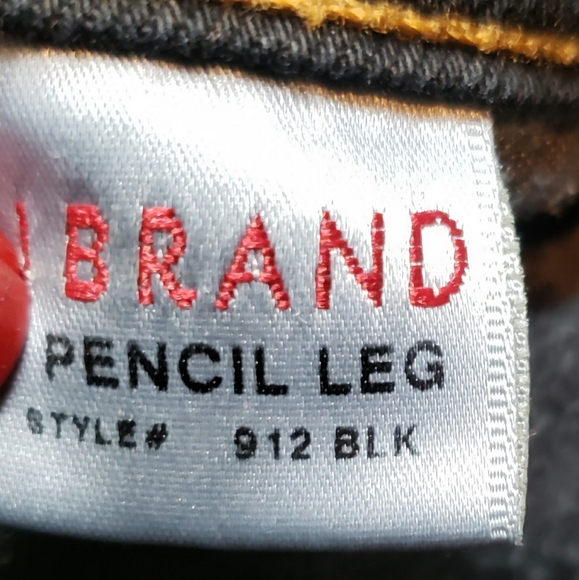 ❤️ J BRAND Women's Black Jeans Pencil Leg - Picture 9 of 9